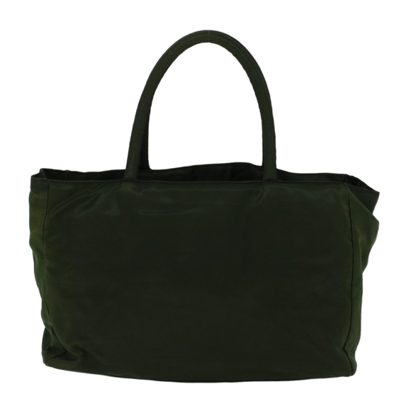 PRADA Hand Bag Nylon Green Auth cl802 - Picture 2 of 16
